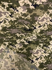 Ткань Грета рип-стоп ВО, 200 гр, 20% х/б, 80% п/э, цифра Грузия