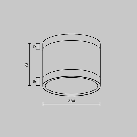 Накладной светильник Maytoni Pauline C120CL-GX53-W