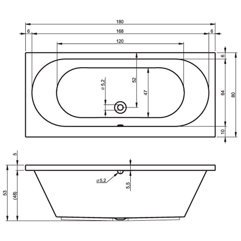 ванна Riho Carolina