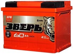 Зверь EFB 6СТ- 60 аккумулятор