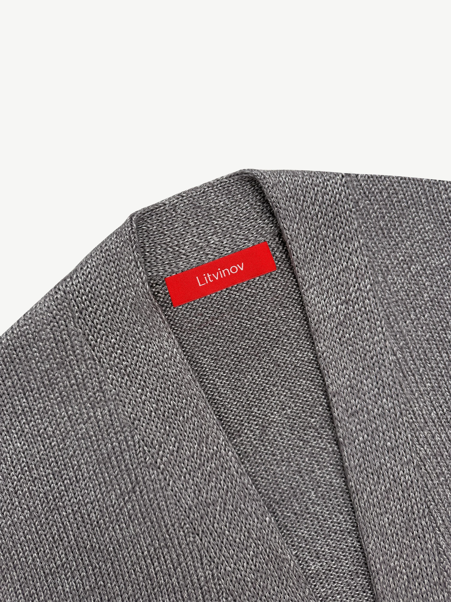 Кардиган с планкой из экохлопка