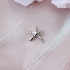 УЦЕНКА!!! Подвеска Морская звезда 15 мм, родий, У081