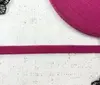 Лента киперная, хлопок, ш. 1 см, фуксия