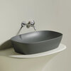Ceramica Nova Element CN6049MH Умывальник чаша накладная овальная, 60x38, цвет: антрацит матовый
