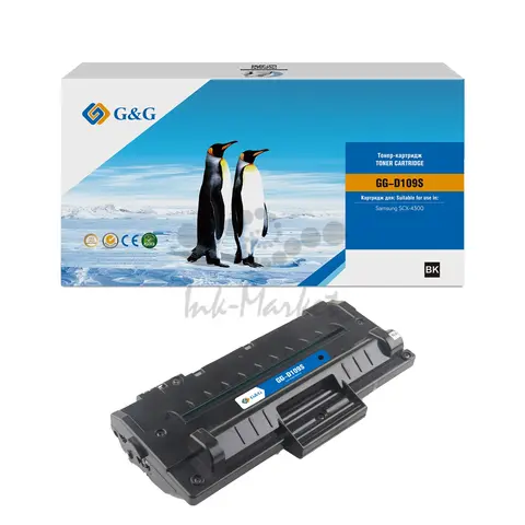 Картридж лазерный G&G GG-D109S черный (2000стр.) для Samsung SCX-4300
