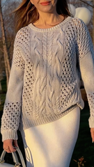 Мастер-класс по вязанию спицами джемпера 