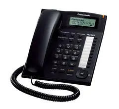 Телефон проводной Panasonic KX-TS2388RUB черный — фото 3