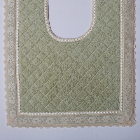 Коврик для унитаза 50х60 Old Florence Buratto зеленый