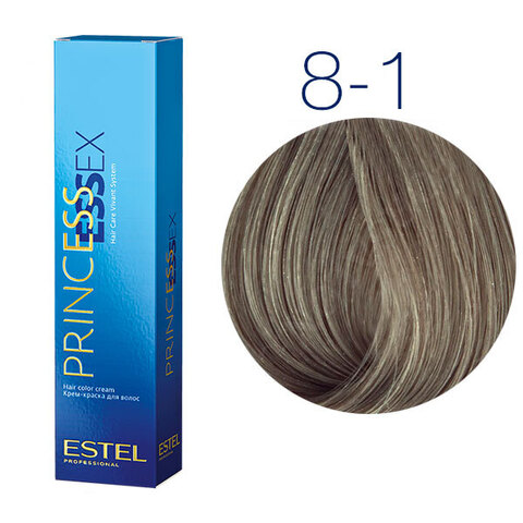 Estel Professional Princess Essex 8-1 (Светло-русый пепельный (Металлик)) - Крем-краска для волос