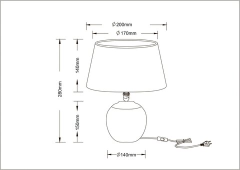 Настольная лампа Arte Lamp SCHEAT A5033LT-1WH