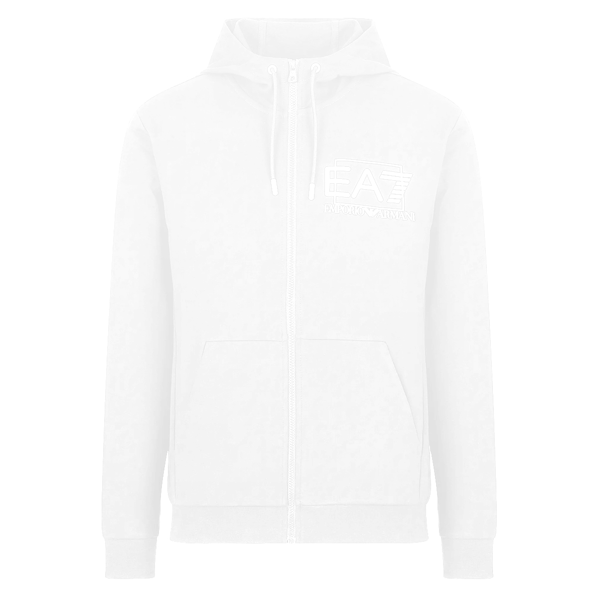 Ea7 white sweatshirt hotsell