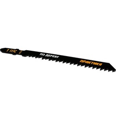 Пилки для лобзика по дереву, ДСП ПРАКТИКА тип T111C 100 х 75 мм, грубый рез, HCS (2шт.) (034-465)