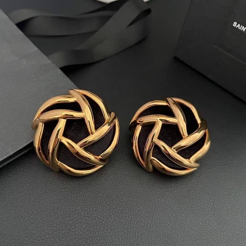 Серьги клипсы YSL
