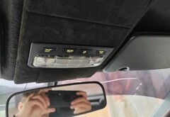 Светодиодный плафон LED освещения в стиле Веста для Лада Приора Черный под большой разъем