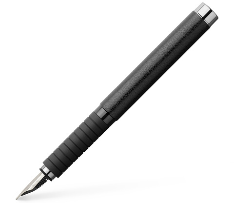 Перьевая ручка Faber-Castell Basic Black Leather перо M