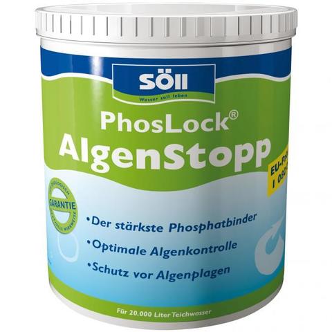 Удаление фосфатов в пруду Soll PhosLock Algenstopp 1Kg