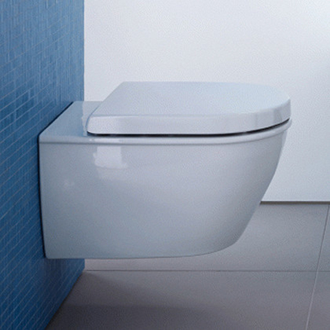 Duravit Darling New Унитаз подвесной компакт 360х485 мм,  с креплениями, вкл. крепление Durafix,с покрытием WonderGliss цвет белый 25490900001