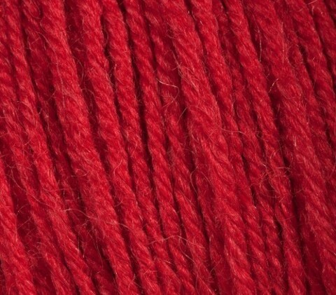 Пряжа Gazzal Baby Wool 811 красный (уп.10 мотков)