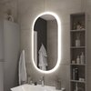 Cezares CZR-SPC-ELS-500-950-RGB-TCH ELLISSE Зеркало с контурной разноцветной подсветкой RGB и сенсорным выключателем, CZR-SPC-ELS-500-950-RGB-TCH, 12V, 220-240V, 500x950
