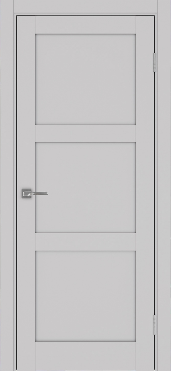 Дверь межкомнатная Оптима Порте Турин 530.111, цвет пепельный, экошпон, глухая