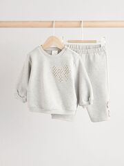 Толстовка и спортивные брюки в комплекте для малышей Next Q95-464, Светло-серый
