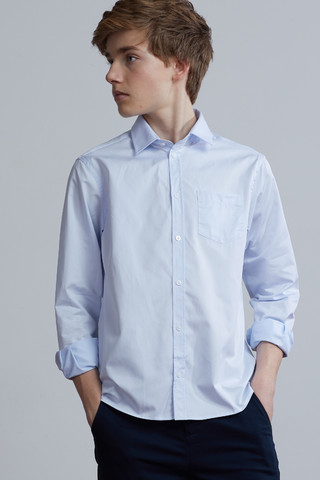 Нежно-голубая сорочка Silver Spoon