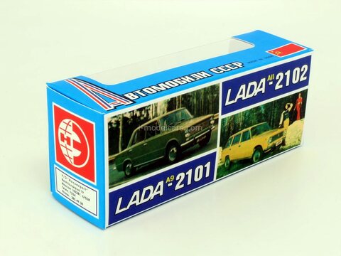 Box VAZ-2101 2102 Lada A9 A11 Novoexport 1:43 Made in USSR reprint Agat Tantal