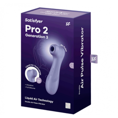 Клиторальный стимулятор Satisfyer Pro 2 Generation 3 с функцией Liquid Air и вибрацией лиловый