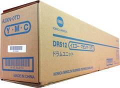 Фотобарабан цветной Konica Minolta DR-512 C/M/Y для KM bizhub C224/C284/C364/C454/C554 (A2XN0TD) Ресурс 55k / 75k / 90k / 95k / 95k