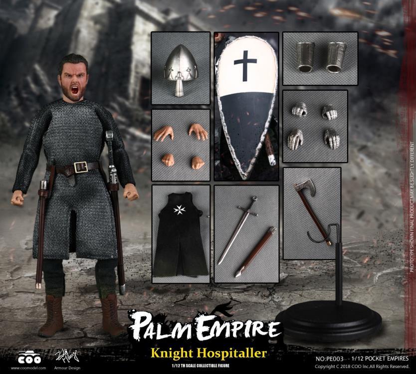 Фигурка Рыцарь Госпитальер масштаб 1/12 Palm Empire