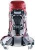 Картинка рюкзак туристический Deuter Aircontact Pro 55+15 SL Cranberry-Aubergine - 3