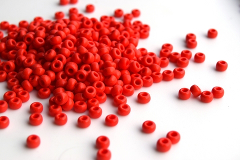 RR-0407 Opaque vermilion red