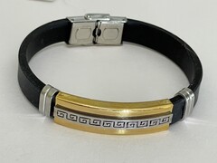 Сталь 81 (браслет на каучуке)