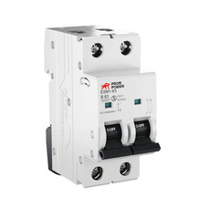 Автоматический выключатель ESM2-63/B10/2 (6kA), 10A, характеристика B, количество полюсов: 2P