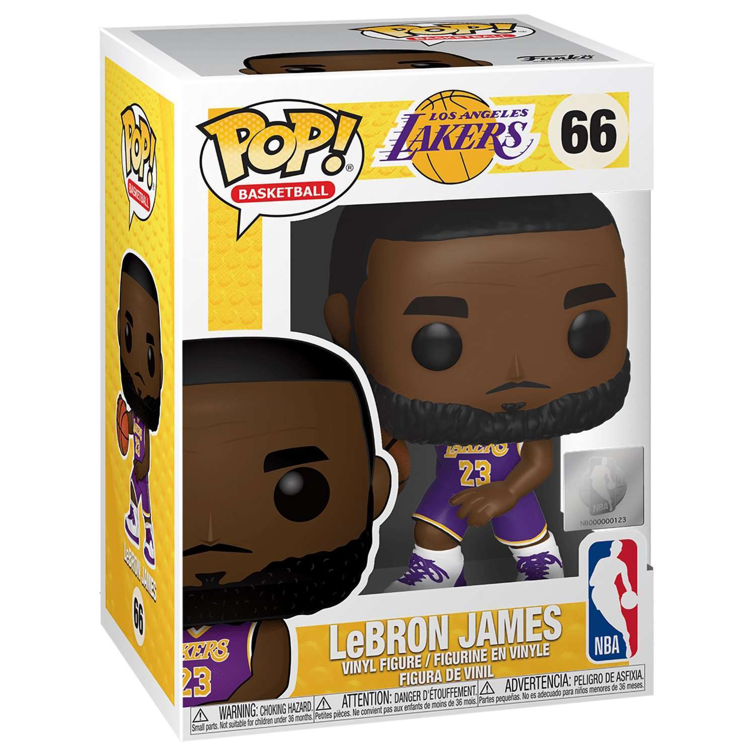 Funko POP! NBA: Lakers LeBron James (66) – купить за 2390 руб