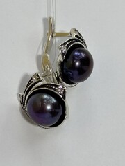 Сириус (серьги из серебра)