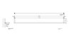 Decor Walther 0521000 Decor Walther Mikado HTE80 Полотенцедержатель 80см, цвет: хром