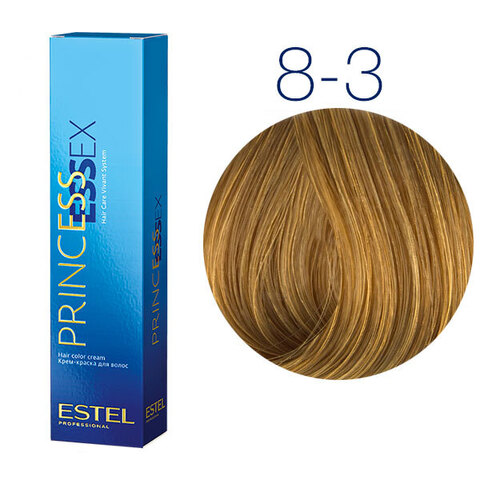 Estel Professional Princess Essex 8-3 (Светло-русый золотистый (Янтарный)) - Крем-краска для волос