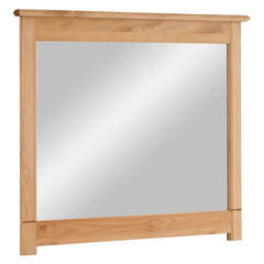 Зеркало навесное в раме Рауна (бейц масло), 100x88x5 см