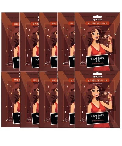 Ayoume QOM Anti-puffiness Mask Sheet Маска на тканевой основе для лица от отеков