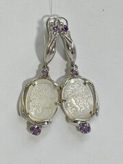 Камея ( серьги из серебра)