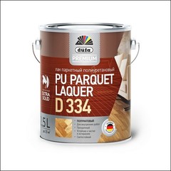 Лак полиуретановый для паркета Dufa PU Parquet Laquer D334 (Прозрачный)