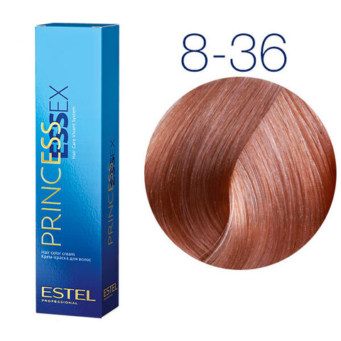 Estel Professional Princess Essex 8-36 (Светло-русый золотисто-фиолетовый) - Крем-краска для волос