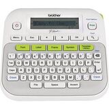 Принтер для печати наклеек Brother PT-D210 - настольный, от 3,5 до 12мм, 20 мм/сек, 180 т/д, однострочный, только ленты TZE (PTD210R1)