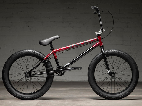 Велосипед KINK BMX Curb чёрный с красным - 2022