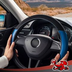 Оплетка на руль Black+Blue DSV, R99306A, черно-синяя