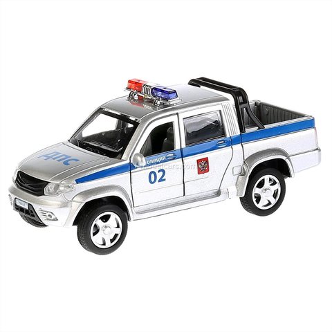 UAZ Pickup DPS Police double cab Technopark 1:43