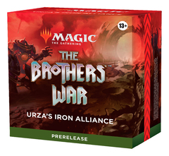 Пререлизный набор Urza's Iron Alliance выпуска Brothers War на английском языке