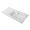 Cezares ECO-CER-N-1200-2C-SO-NCS-P-L ECO-CER-N База под раковину подвесная с двумя выкатными ящиками, левосторонняя, Орех Шоколад Софт, 1200x457x500, ECO-CER-N-1200-2C-SO-NCS-P-L