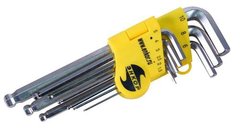 НАБОР ШЕСТИГРАННИКОВ С ШАРОВОЙ ГОЛОВКОЙ ЭНКОР 9ШТ 20895